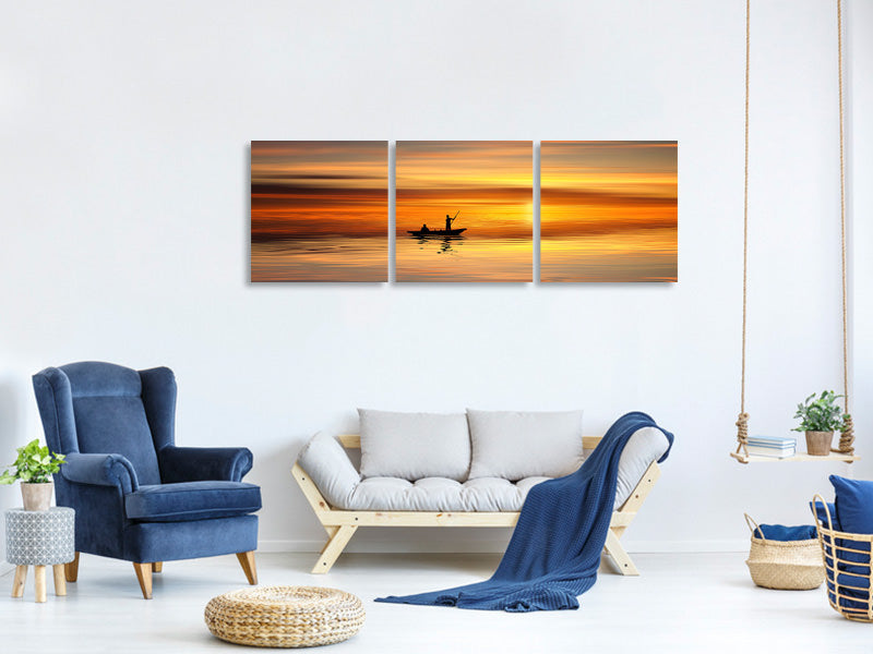 panoramic-3-piece-canvas-print-romantic-sunset-on-the-sea-ii