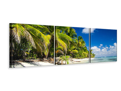 panoramic-3-piece-canvas-print-the-deserted-island