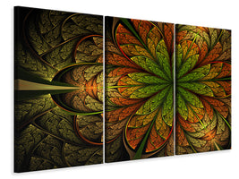 3-piece-canvas-print-abstract-floral-pattern