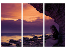 3-piece-canvas-print-blue-hour-at-the-cliffs