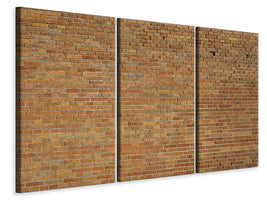 3-piece-canvas-print-brick-background