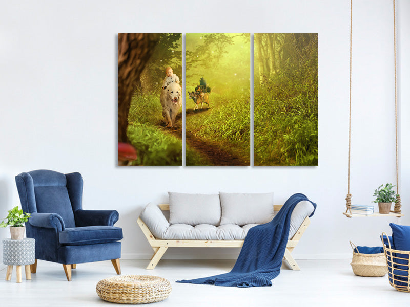 3-piece-canvas-print-forest-excursion