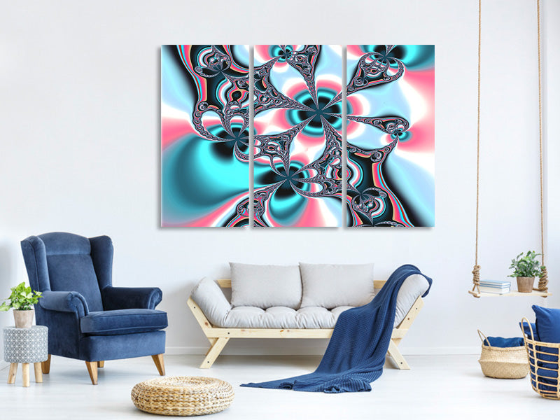 3-piece-canvas-print-fractal-art