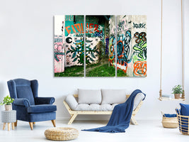 3-piece-canvas-print-graffiti-in-the-backyard