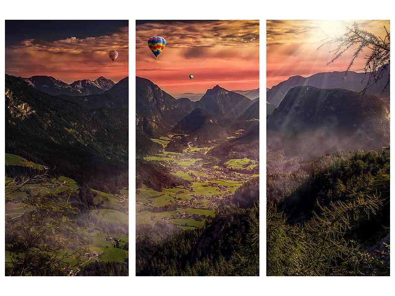 3-piece-canvas-print-hot-air-balloons-in-the-sunset