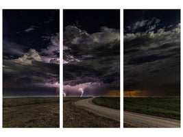 3-piece-canvas-print-prairie-lightning
