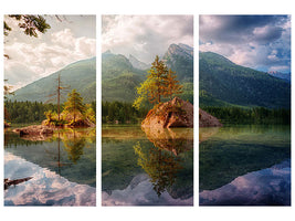 3-piece-canvas-print-the-clear-mountain-lake