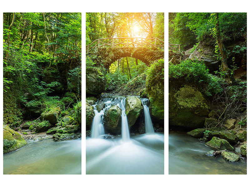 3-piece-canvas-print-water-reflection