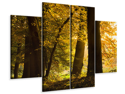 4-piece-canvas-print-autumn-leaves
