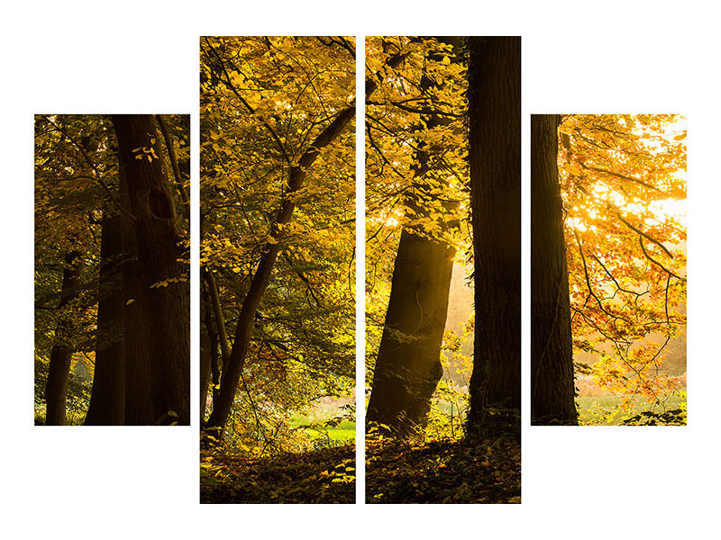 4-piece-canvas-print-autumn-leaves