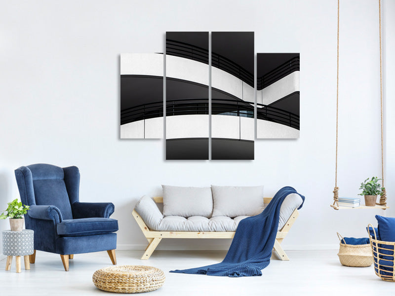 4-piece-canvas-print-balcony-lines