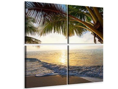 4-piece-canvas-print-beach-view