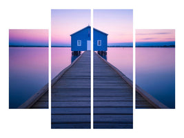 4-piece-canvas-print-boathouse