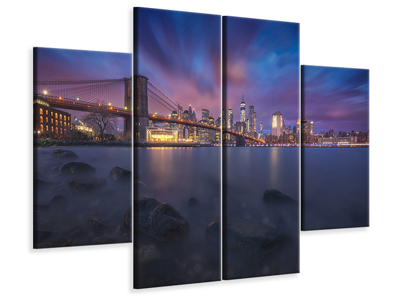 4-piece-canvas-print-brooklyn-dusk