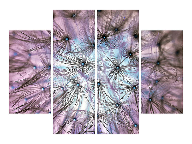 4-piece-canvas-print-dandelion-in-the-light-play