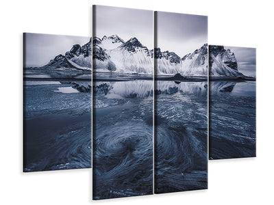 4-piece-canvas-print-ice-on-stokksnes