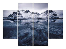 4-piece-canvas-print-ice-on-stokksnes