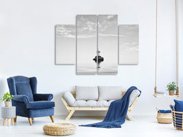 4-piece-canvas-print-lighthouse-in-mist