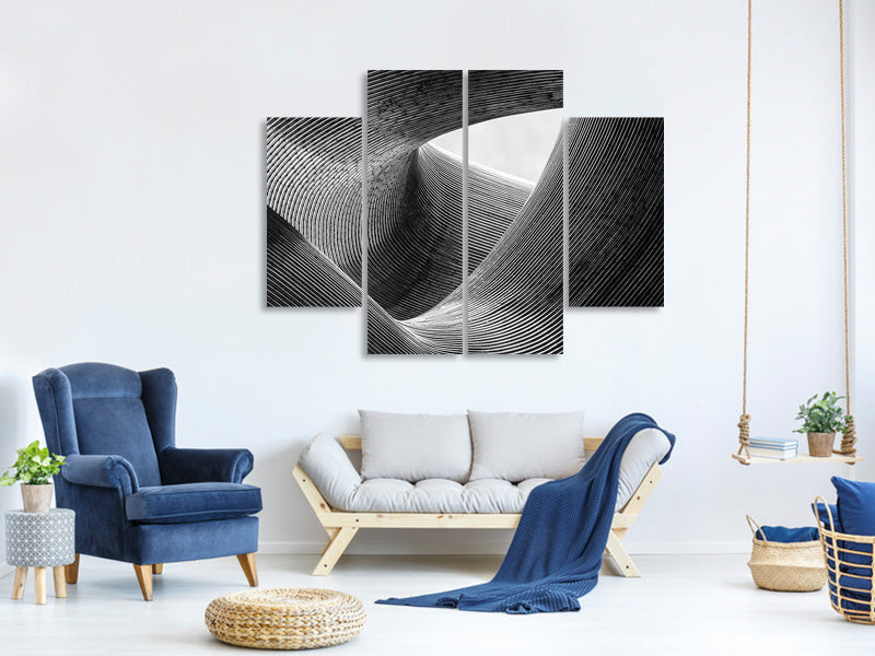 4-piece-canvas-print-lines-ii