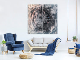 4-piece-canvas-print-shanghai-aerial-pano