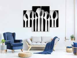 4-piece-canvas-print-spoons-abstract-forest