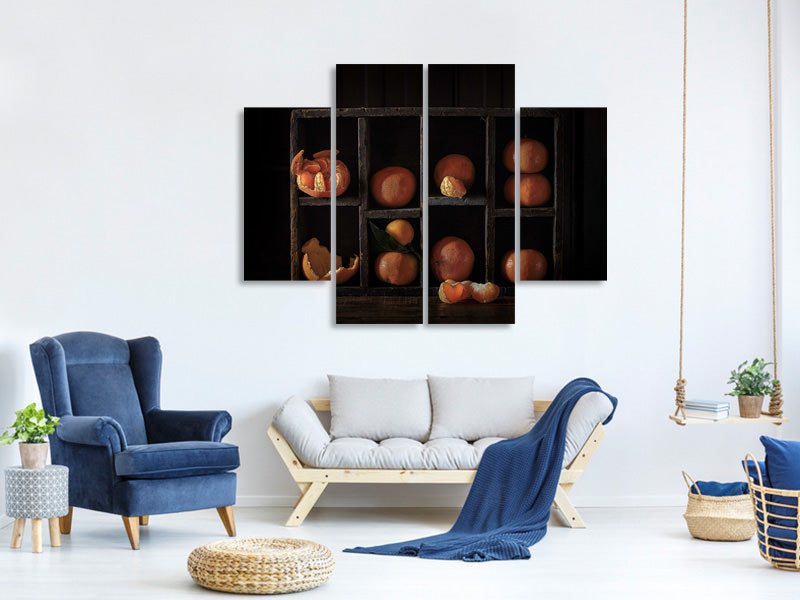 4-piece-canvas-print-still-life-with-oranges