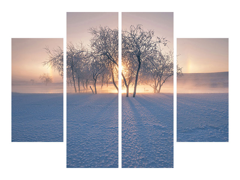 4-piece-canvas-print-swan-lake