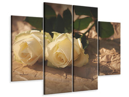 4-piece-canvas-print-the-purity-of-the-roses