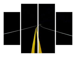 4-piece-canvas-print-the-road-to-nowhere