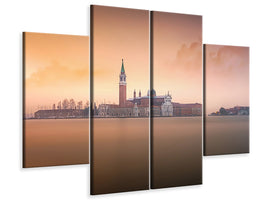 4-piece-canvas-print-venice-pink-sunrise