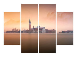 4-piece-canvas-print-venice-pink-sunrise