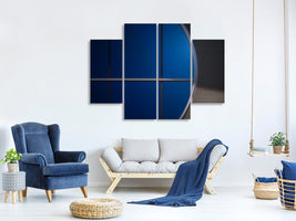 4-piece-canvas-print-window-in-blue