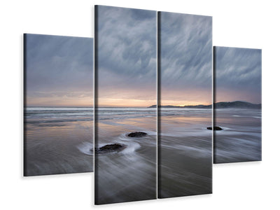 4-piece-canvas-print-windy-dawn-at-koekohe-beach