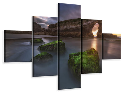 5-piece-canvas-print-beach-of-the-cathedrals