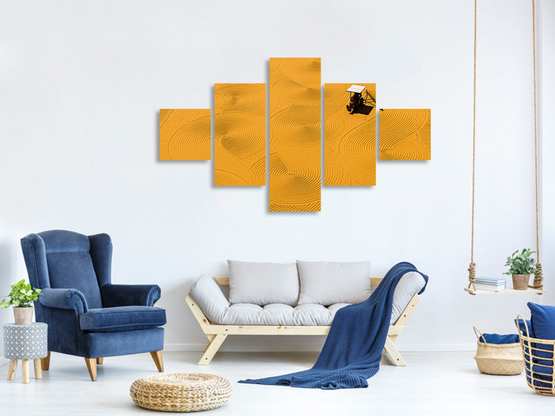 5-piece-canvas-print-bulgur-drying