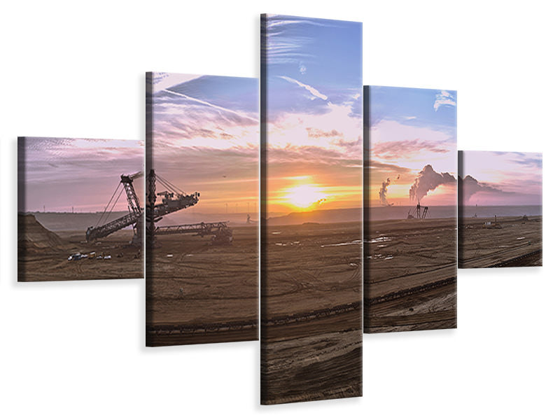 5-piece-canvas-print-garzweiler-ii