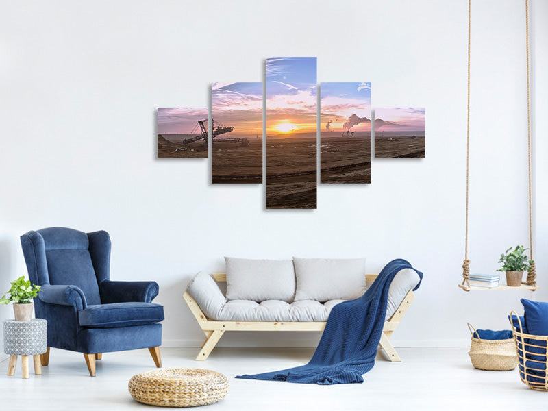 5-piece-canvas-print-garzweiler-ii
