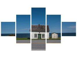 5-piece-canvas-print-house-on-the-road