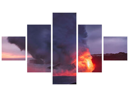 5-piece-canvas-print-kalapana-coast-hawaii