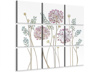 9-piece-canvas-print-allium-a