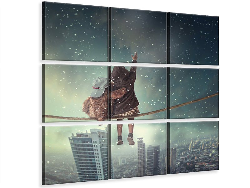 9-piece-canvas-print-let-it-snow