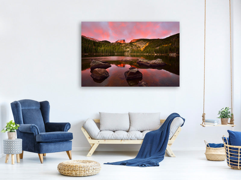 canvas-print-bear-lake-sunrise