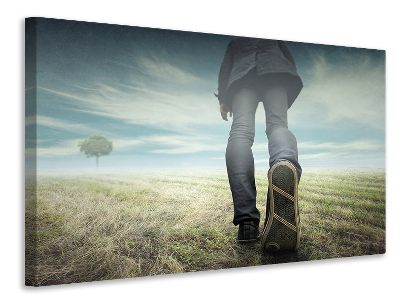 canvas-print-long-journey-starts-from-the-first-step