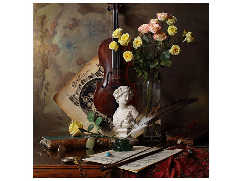 canvas-print-still-life-with-violin-and-bust