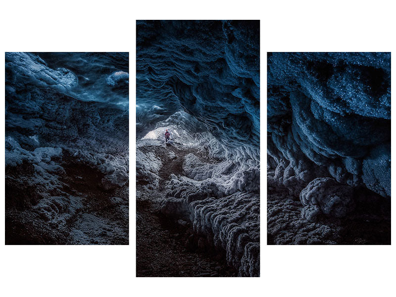 modern-3-piece-canvas-print-exploring-a-fronzen-blue-world