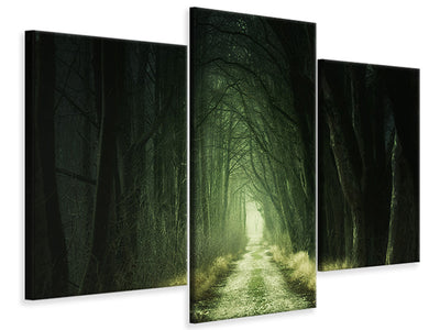 modern-3-piece-canvas-print-mysterious-forest-iii