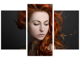 modern-3-piece-canvas-print-red-hair