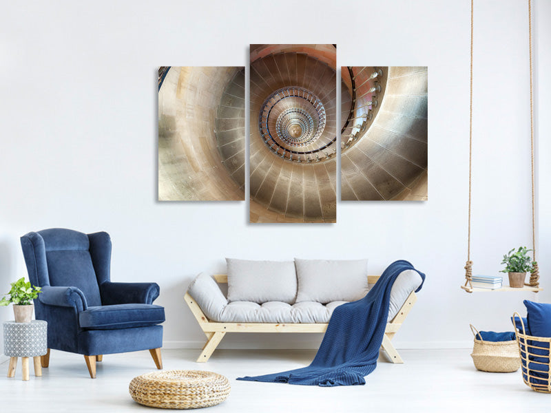 modern-3-piece-canvas-print-spiral-staircase