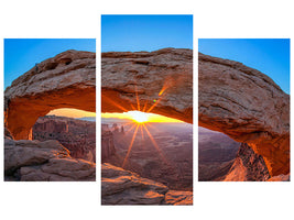 modern-3-piece-canvas-print-sunset-at-mesa-arch