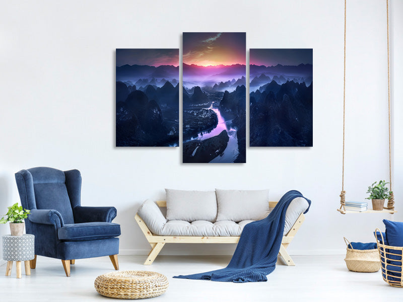 modern-3-piece-canvas-print-the-earth-awakening